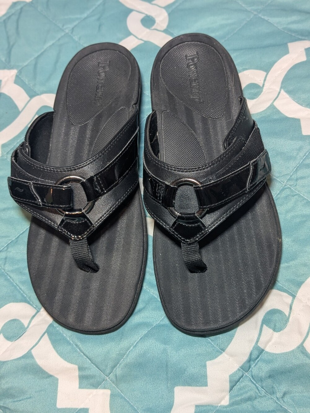 PowerStep ArchWear Orthotic Fashion Sandals Sz 9